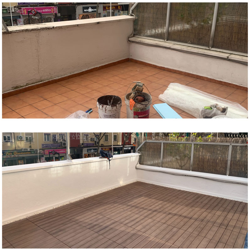 impermeabilizar una terraza y hacerla transitable sin obras